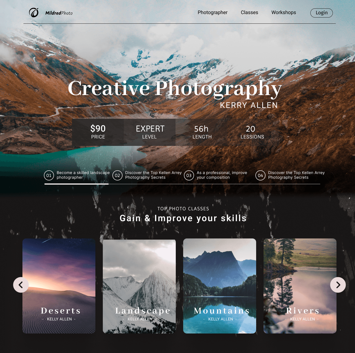 Photographer Website